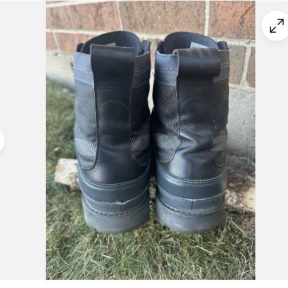 Puma Mens Monadnock Leather Ankle Boots Round Toe Lace Up Sz 13 Military Boots - Picture 5 of 7